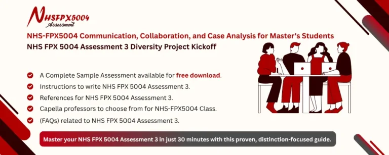 NHS FPX 5004 Assessment 3 Diversity Project Kickoff